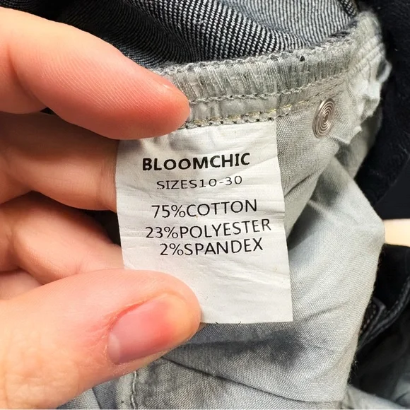 NWT BloomChic Dark Wash Denim Bootcut Jeans Womens Size 16 - Picture 7 of 7